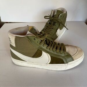 Nike SB Zoom Blazer Mid PRM Plus Pilgrim Shoes DR9144-300 Mens Size 10